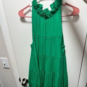 Emerald Green Size M Halter Neck Dress